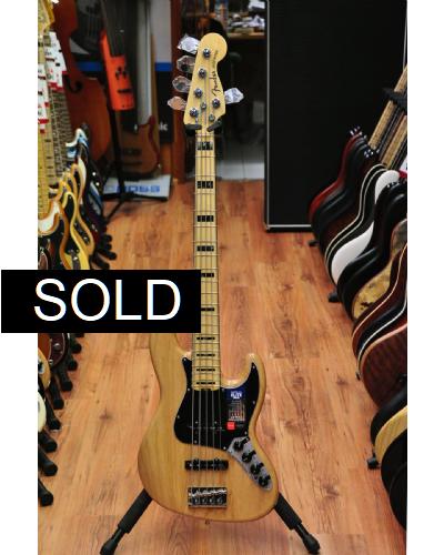 Fender American Elite Jazz Bass V Natural MN